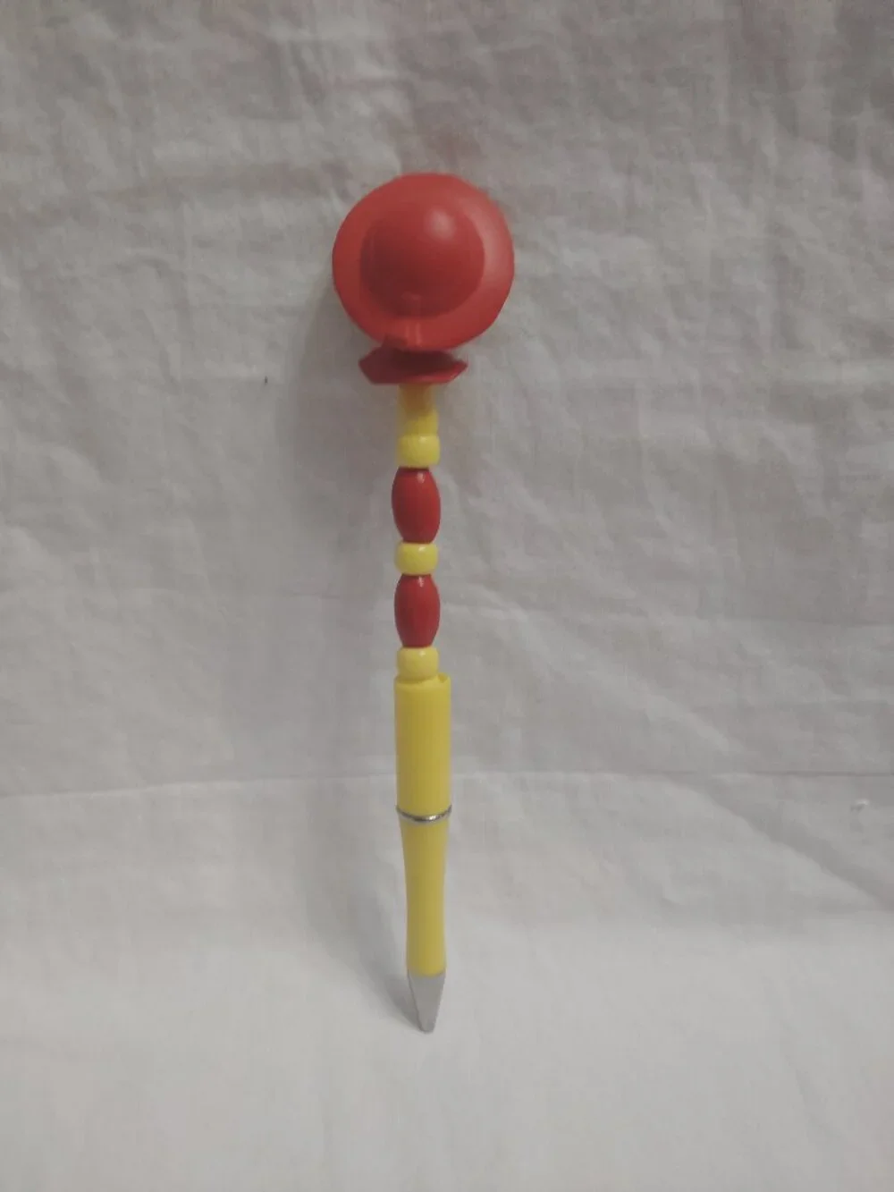 Disney Doorable Red outfit Charlotte Handmade Beaded Pen
